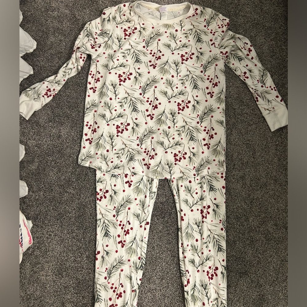 Matching Christmas pajama set